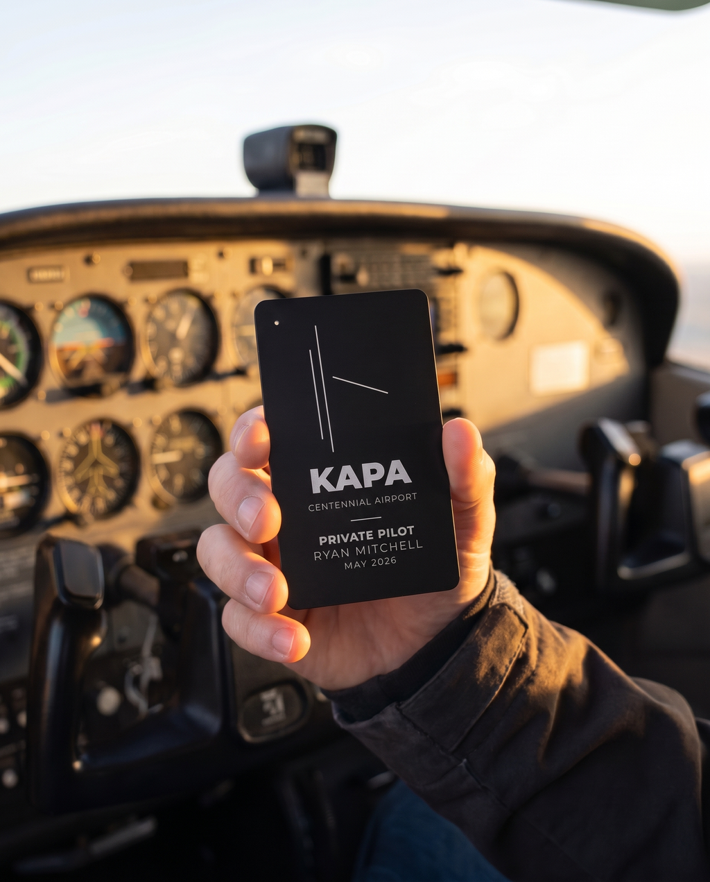 checkride card · custom